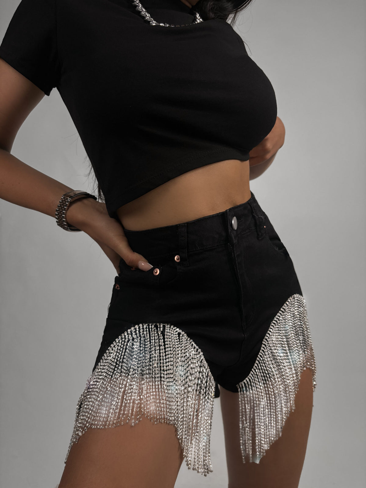 Diamond Cascade Shorts