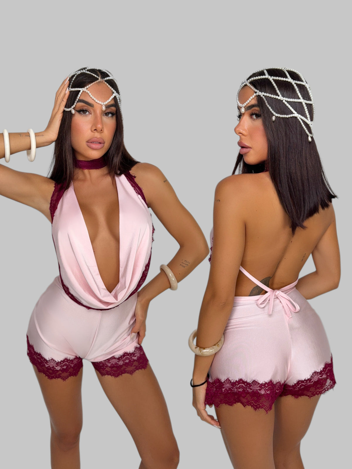 Co-ord Set Serena-Pink