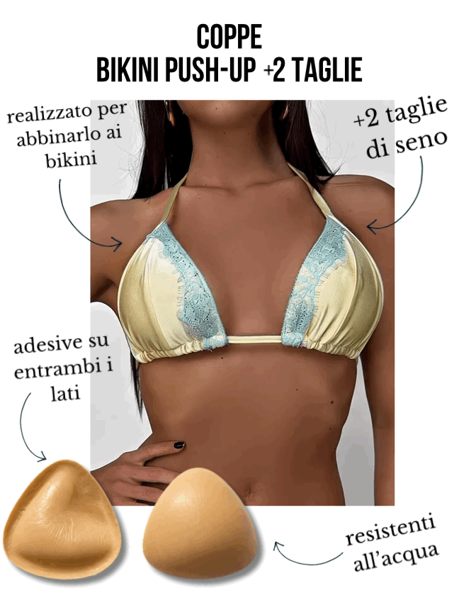 Coppe Bikini Push Up +2 Taglie