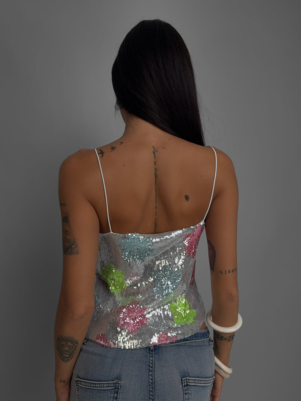 Top Floral Sparkle