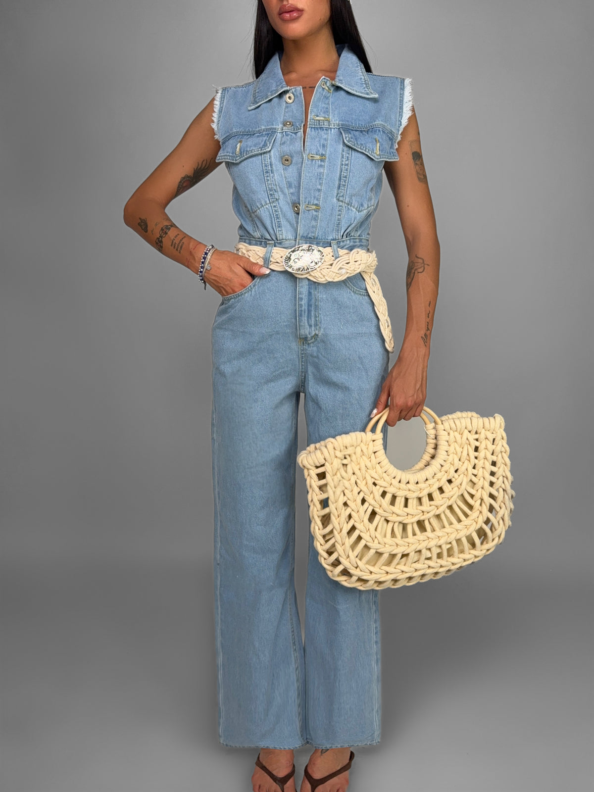 Tuta Denim Utility