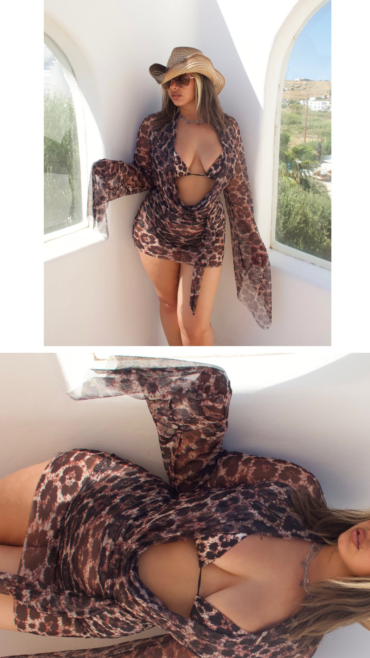 CURVY FIT-Bikini Avery-Leopard