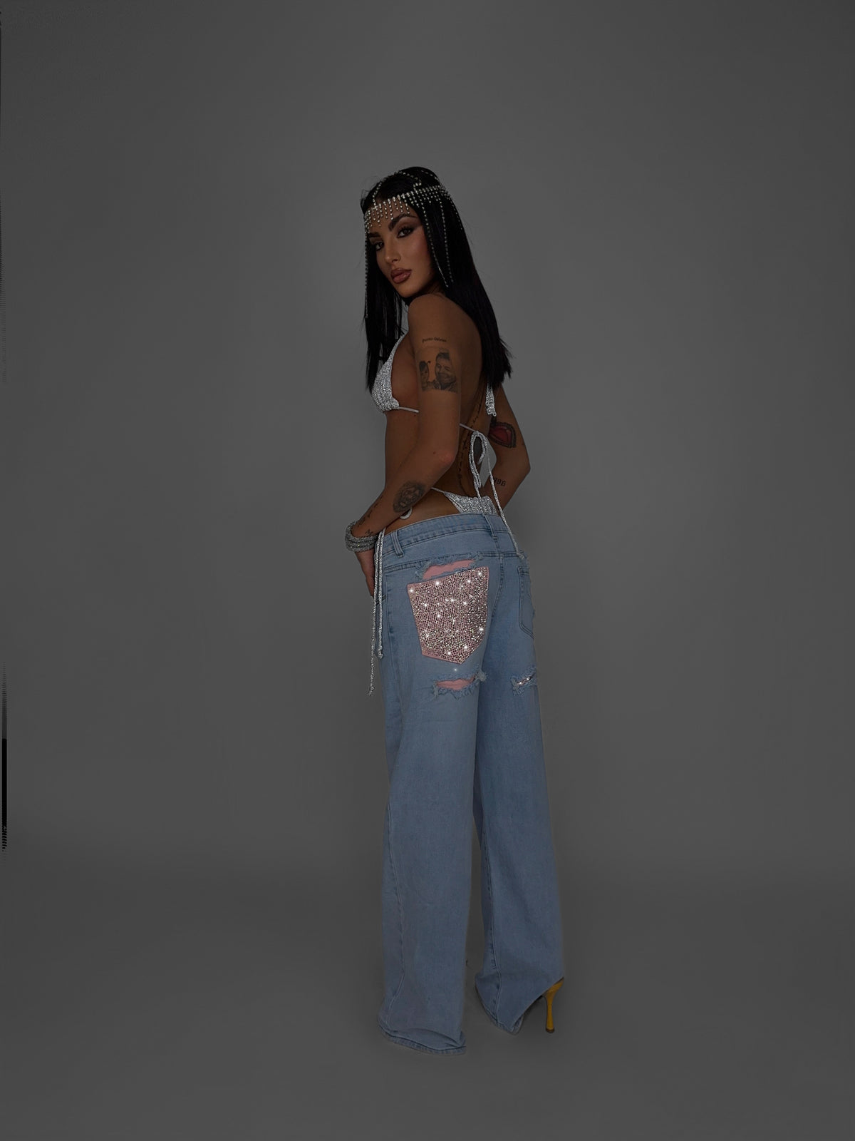 Total Look Glitter Pocket