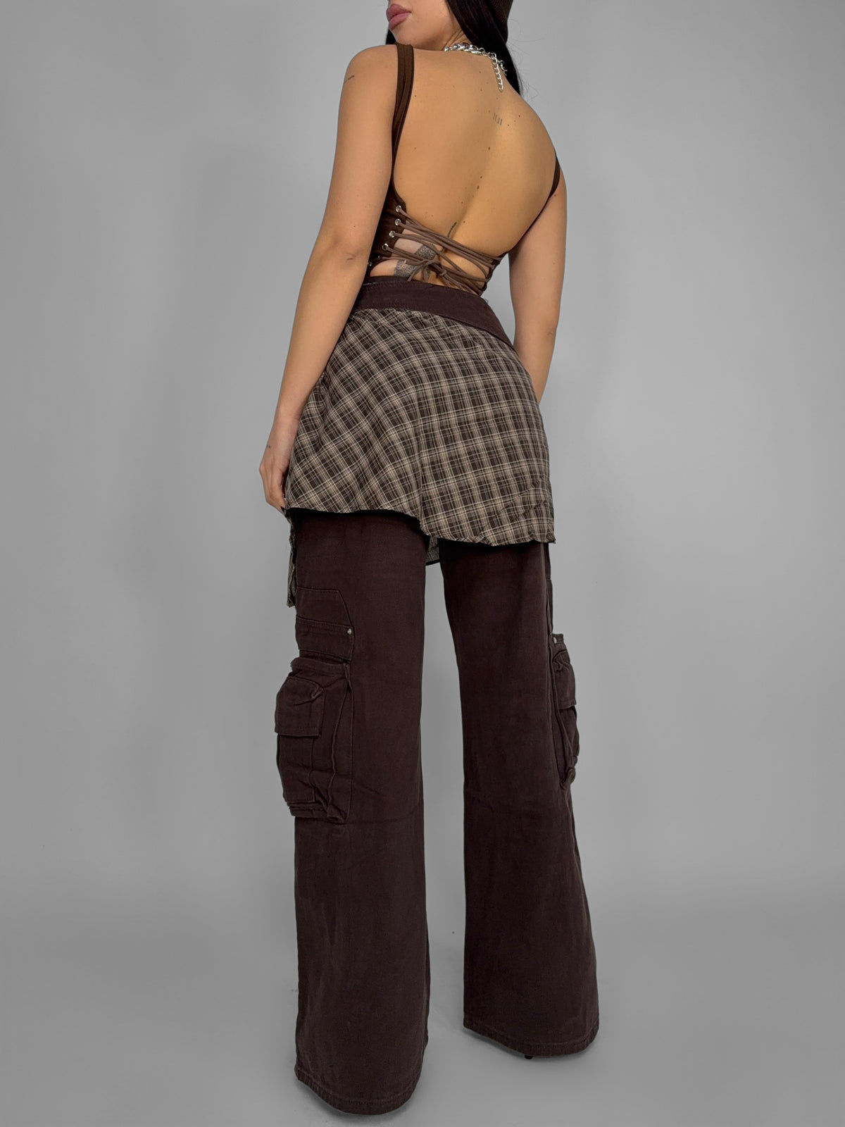 Jeans Cargo Skirt