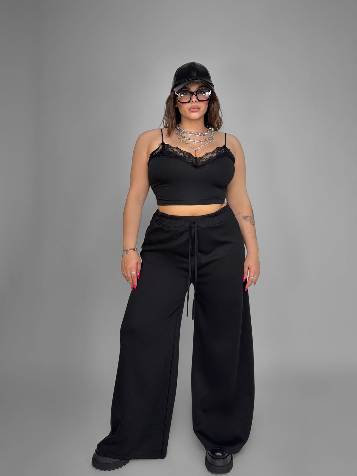 Total Look Romantic Lace - Black