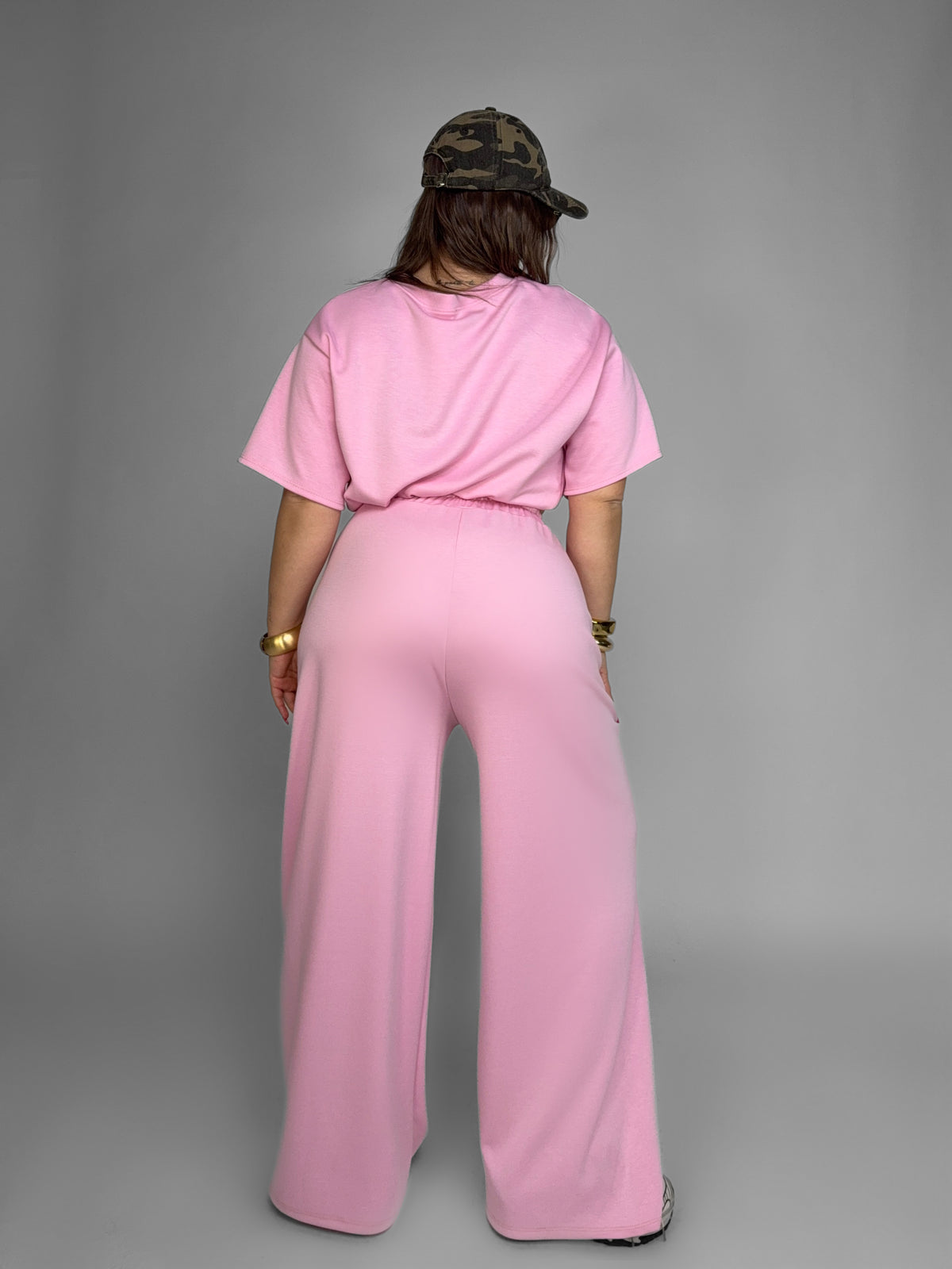 CURVY FIT - Pantalone Classic Chic-Pink
