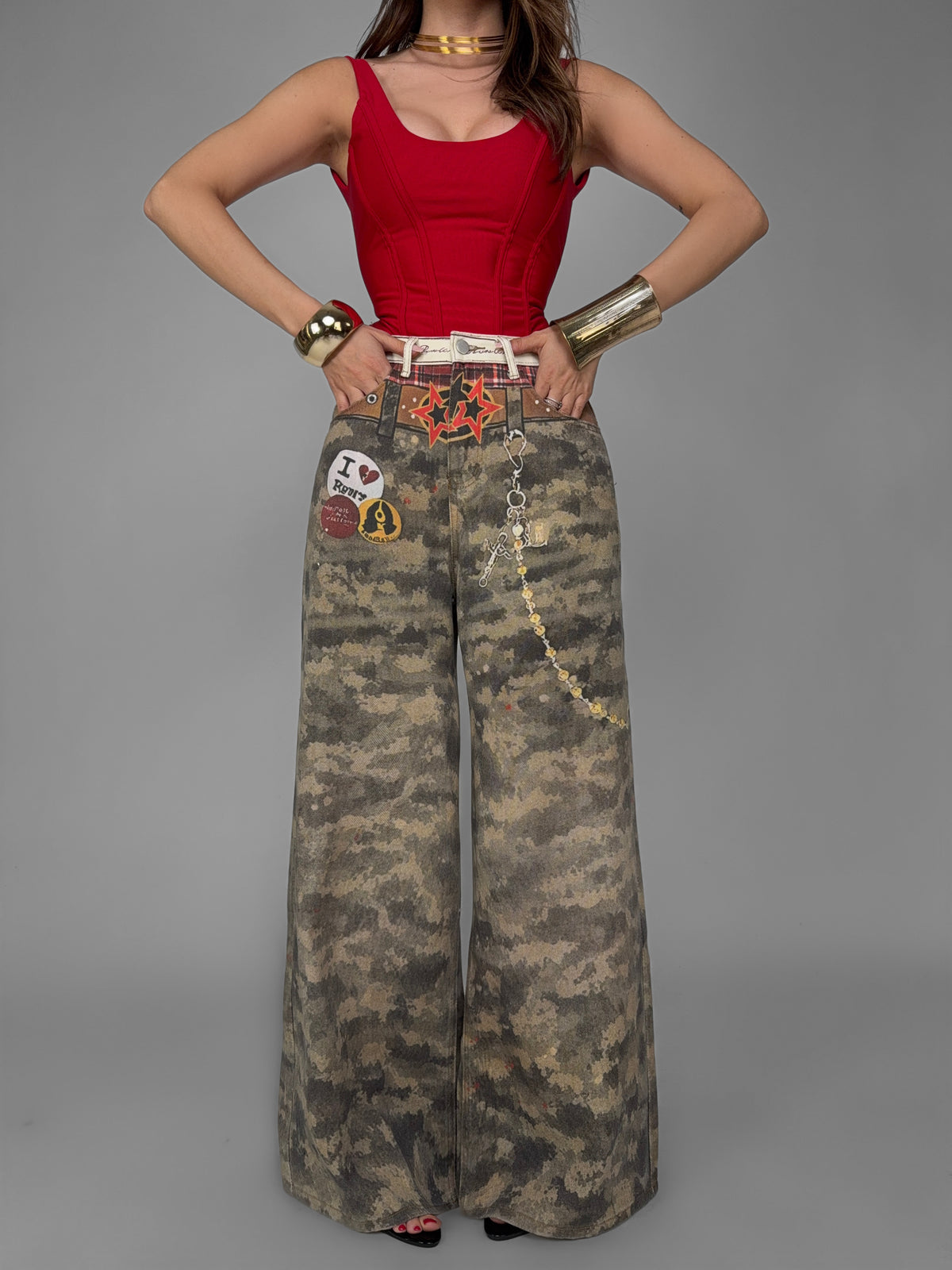 Military Sketch Jeans
