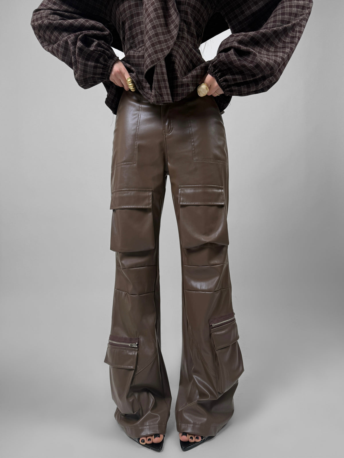 Pantalone Urban Leather-Brown