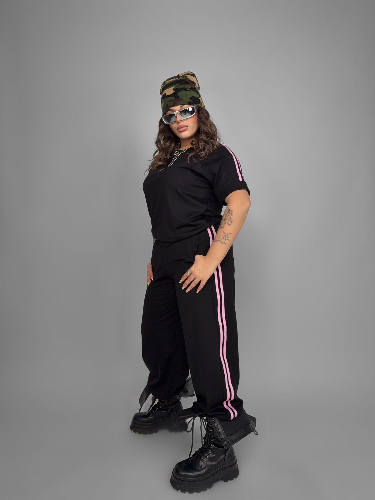 CURVY FIT -Completo Urban Stripe