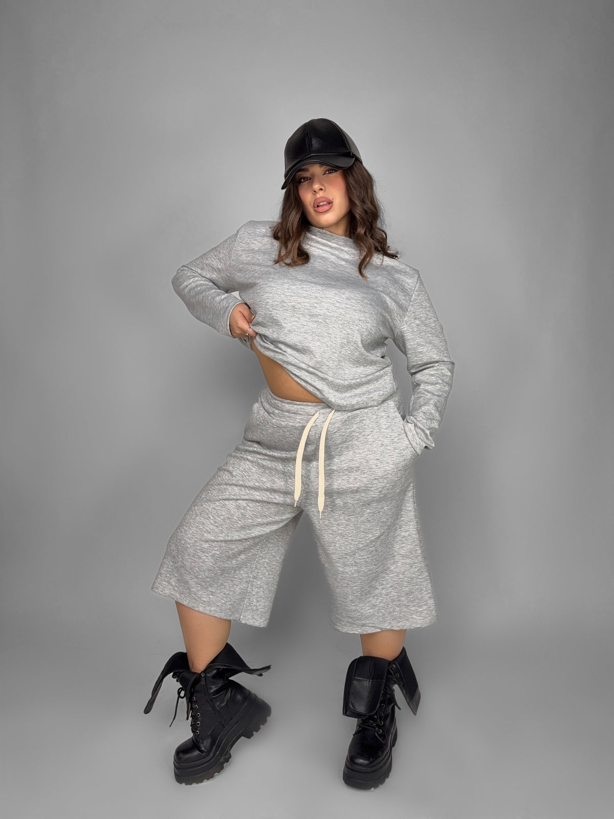 CURVY FIT - Completo Streetwise-Grey