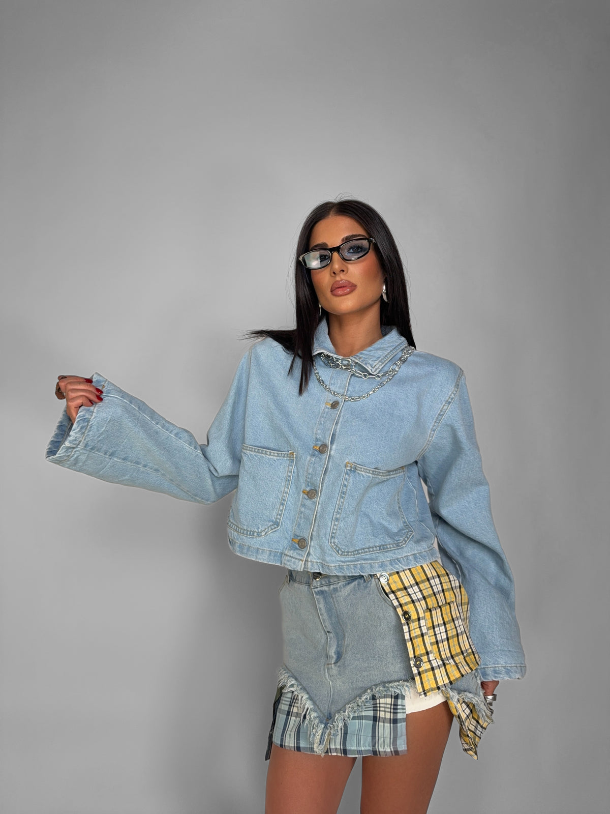 Giacchetto Denim Sky