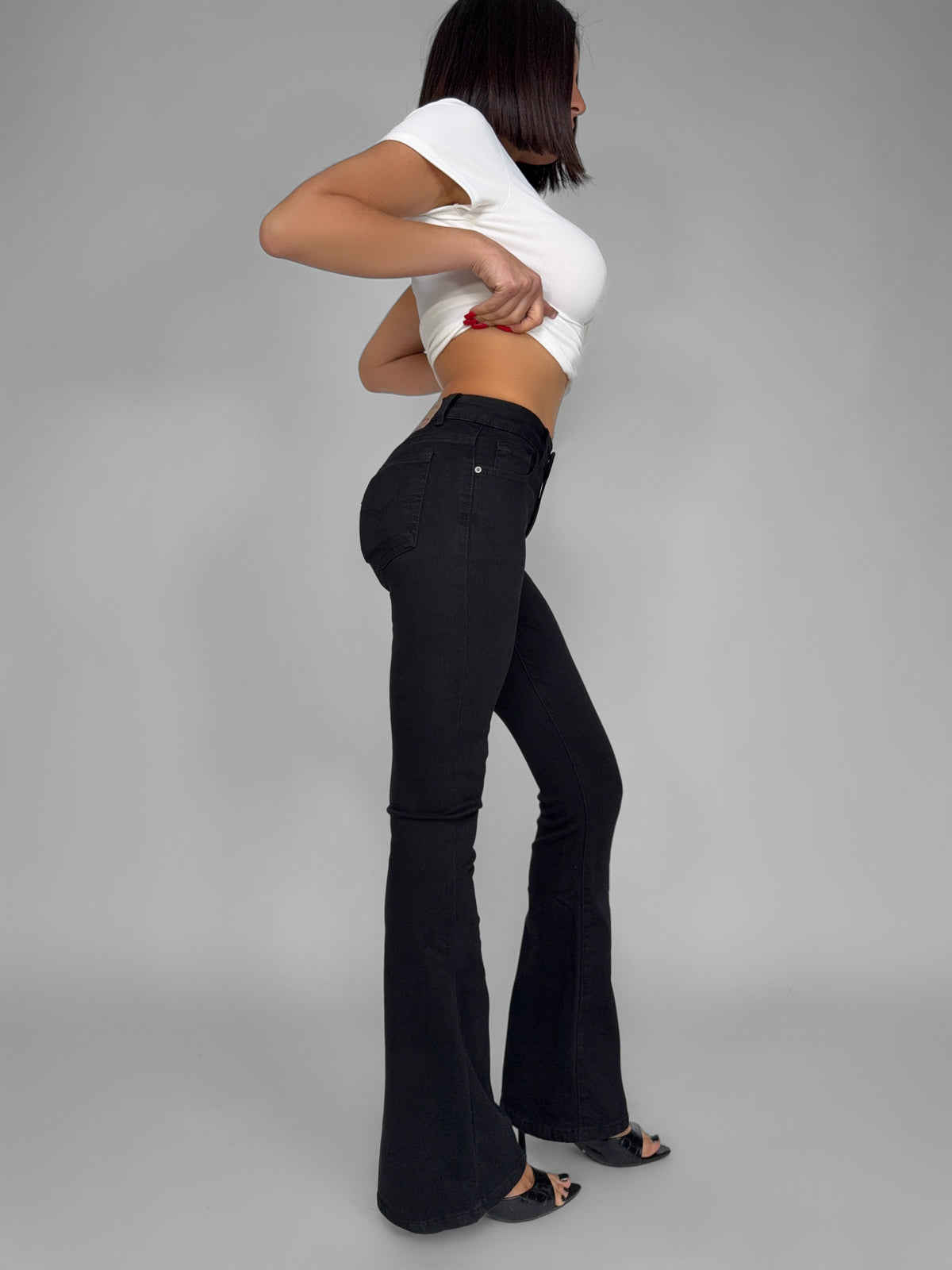 Shaping Effect Jeans -5KG -Black