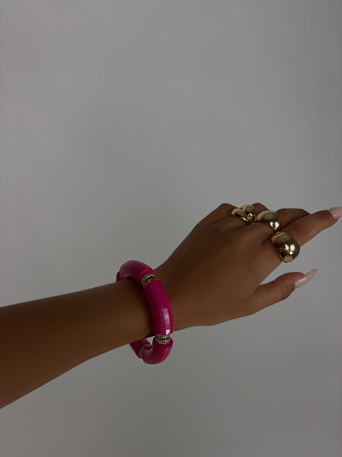 Chunk Bracelet - Pink