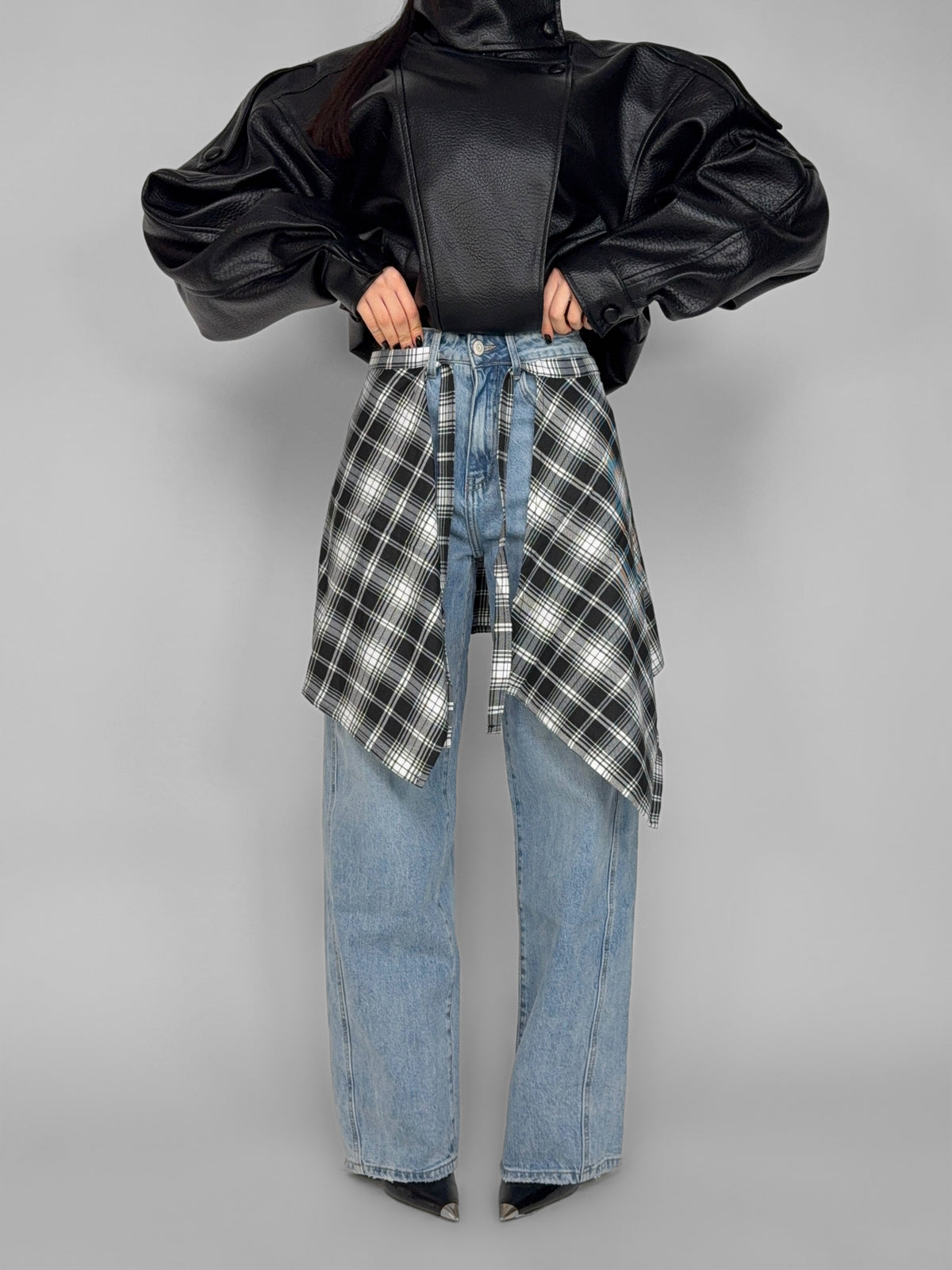 Jeans Check Layer