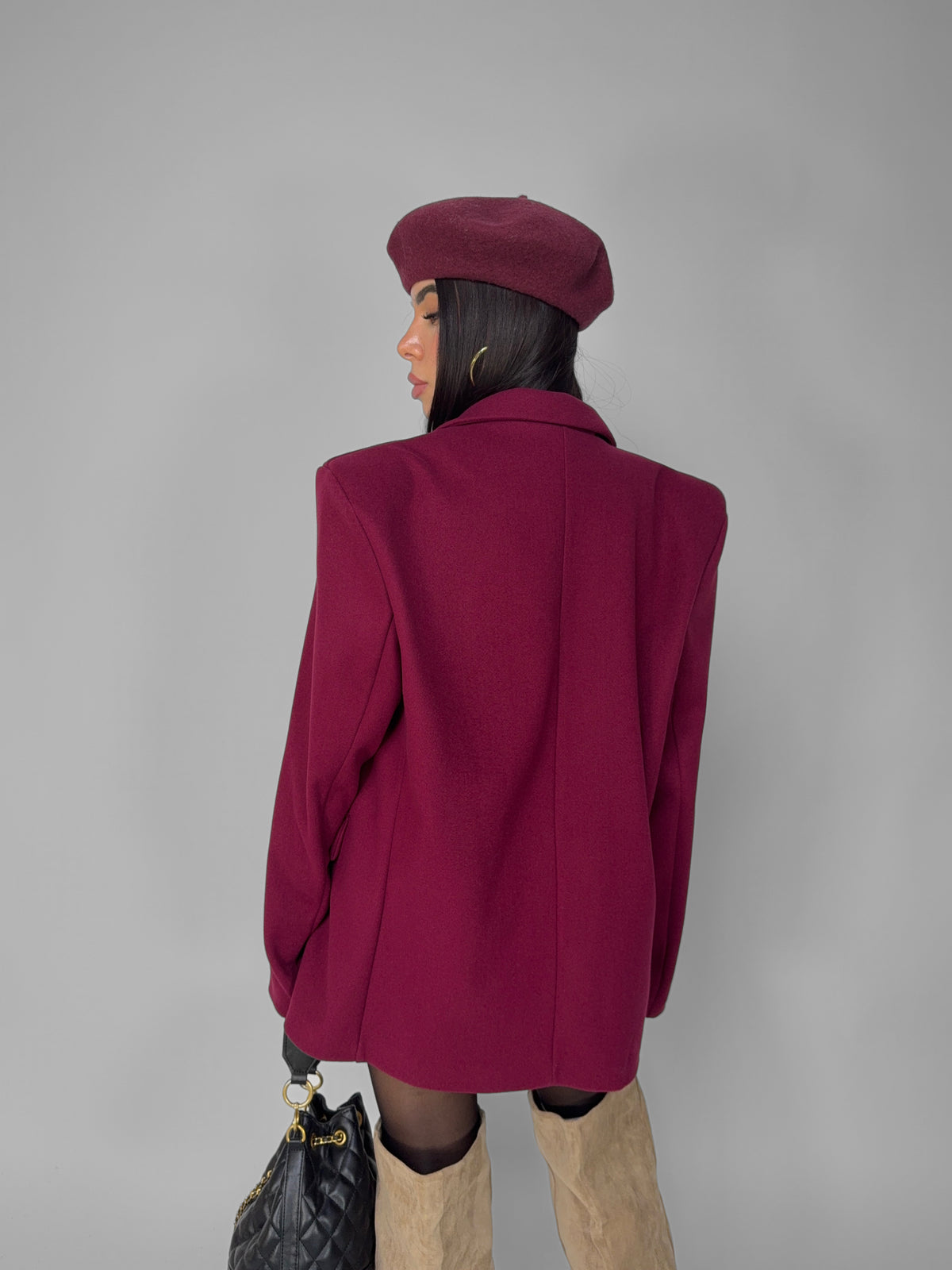 Cappotto Material Girl - Cherry Red
