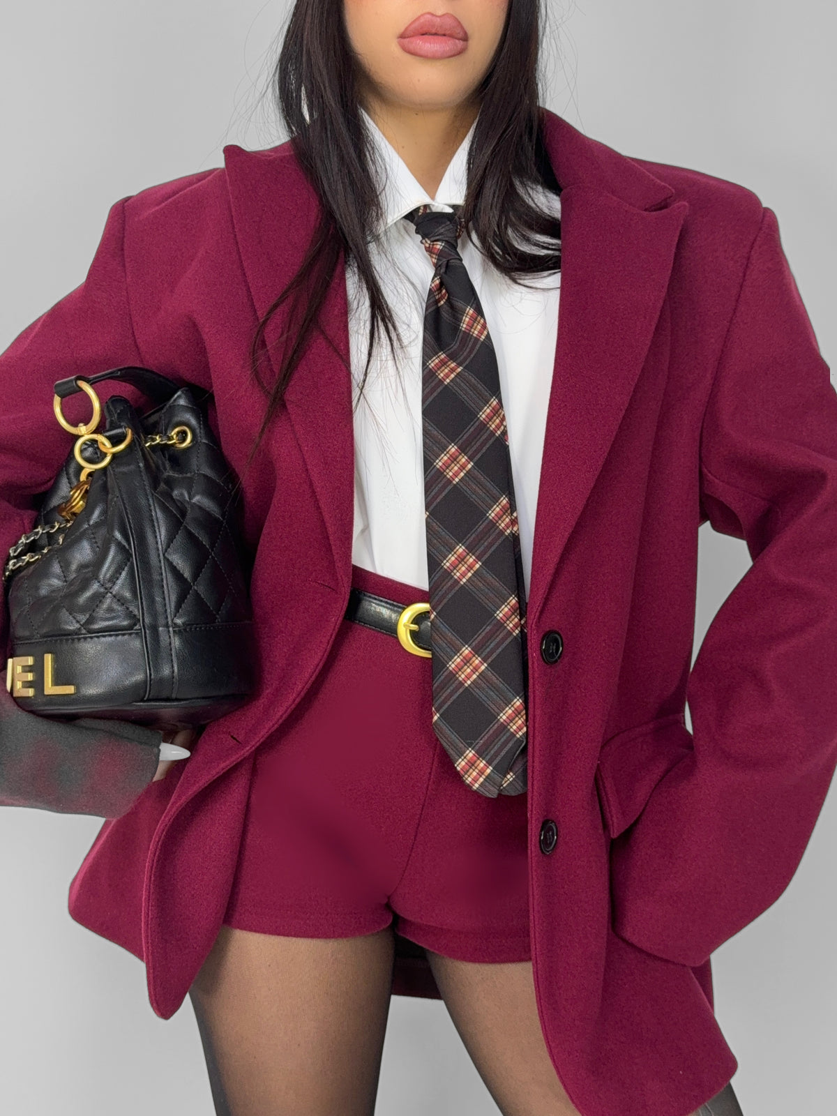 Cappotto Material Girl - Cherry Red