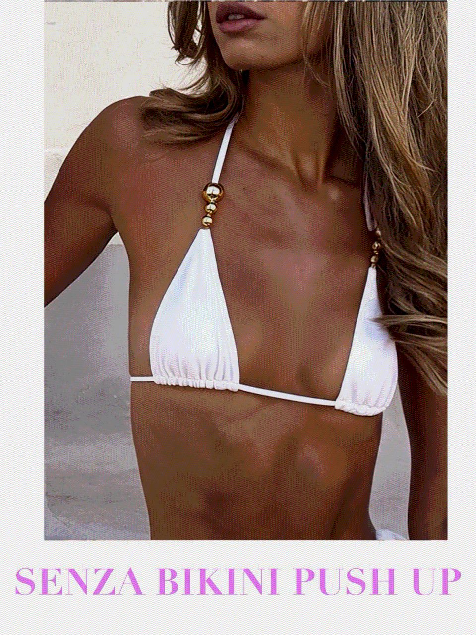 Bikini Balconcino Push-Up-White-Perizoma