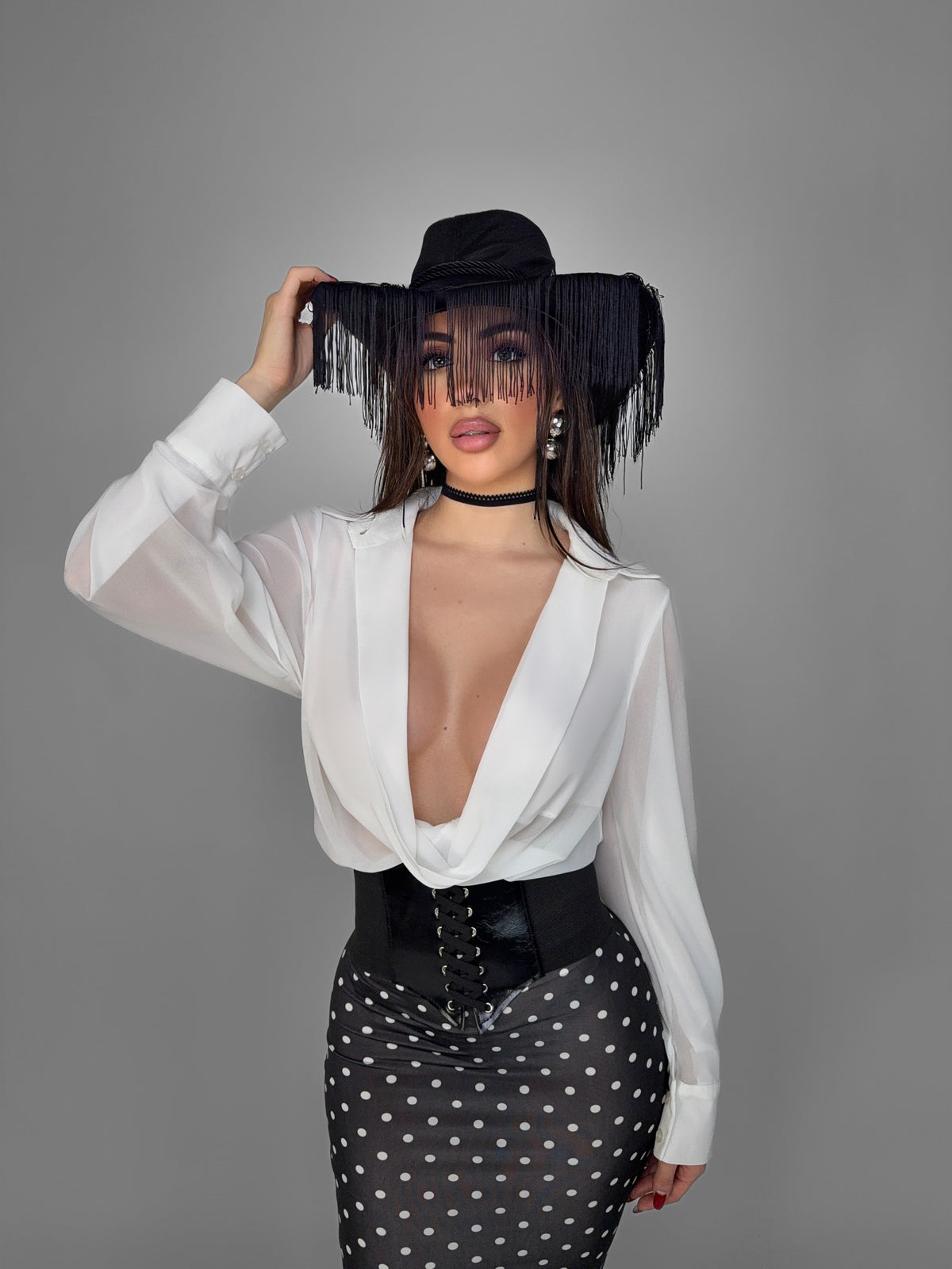 Camicia Sheer Elegance-White