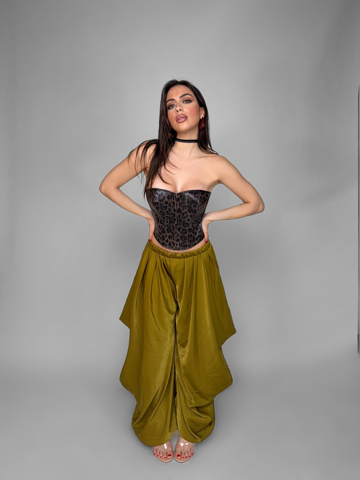 Total Look Harem Green