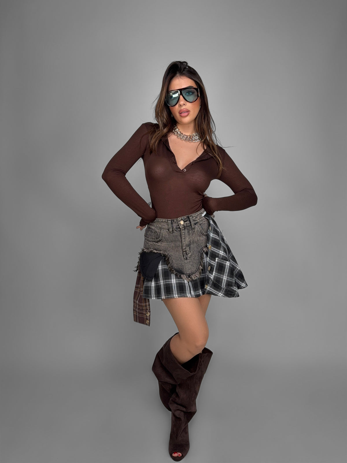 Total Look Minimal Brown
