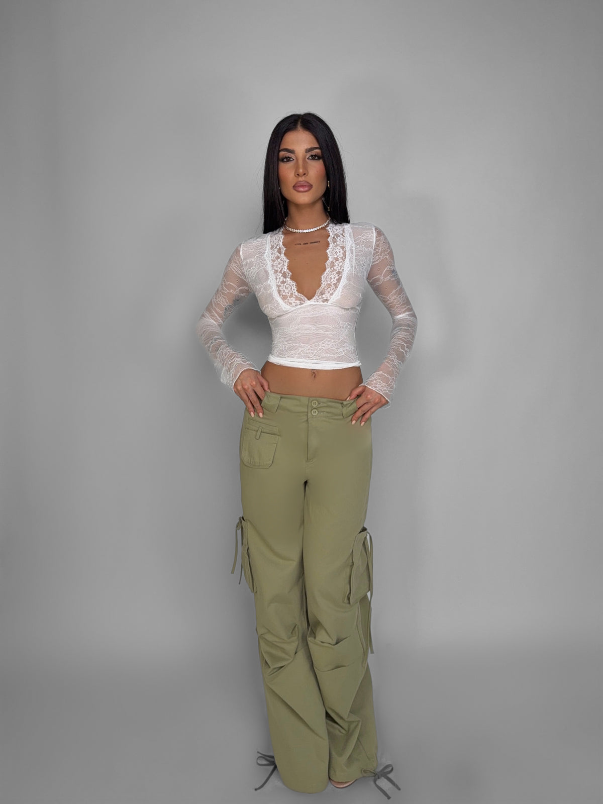 Total Look Sweet Bow Green
