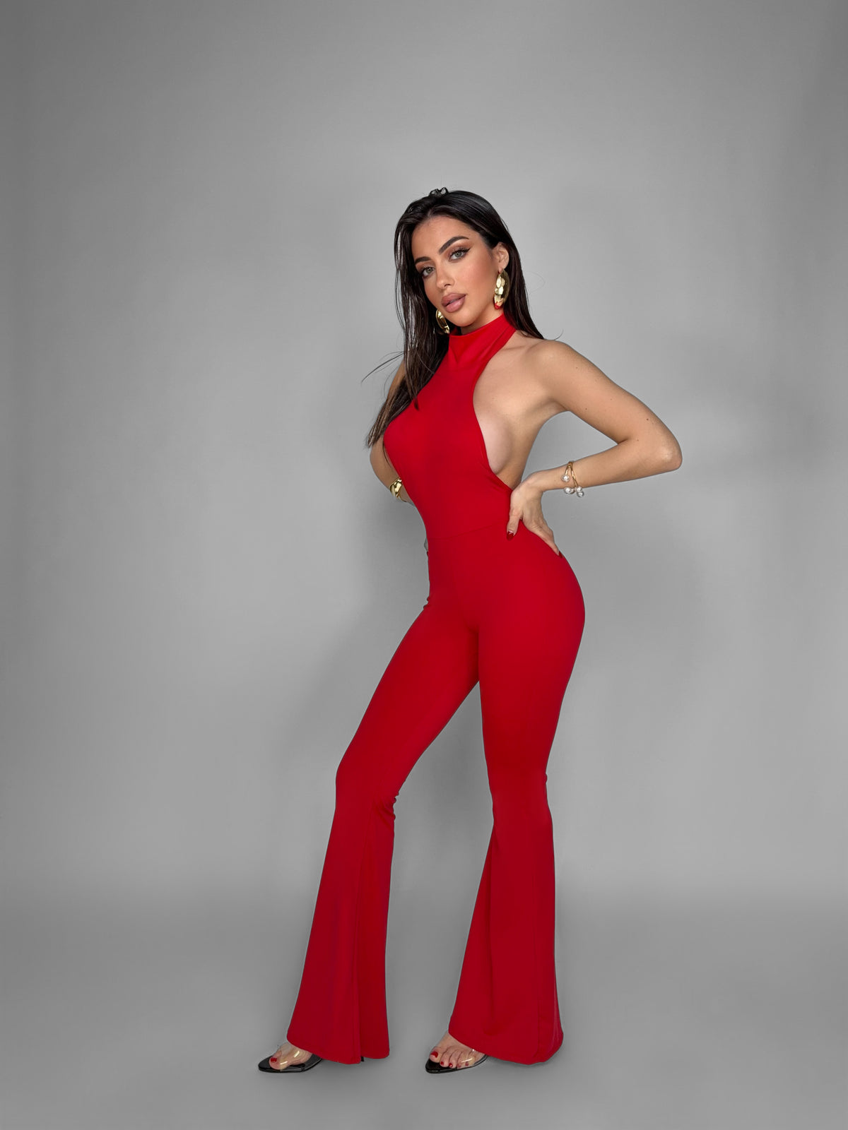 Tuta Halter-Red
