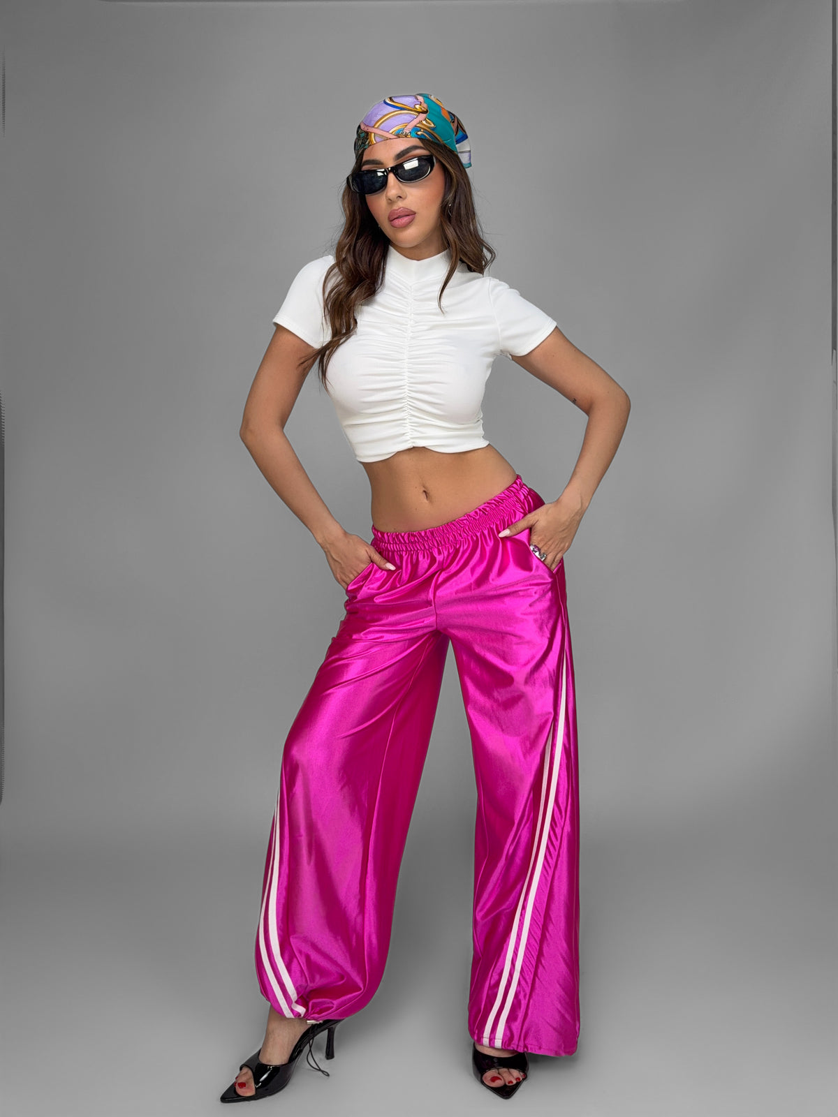 Total Look Cuffed Fuchsia
