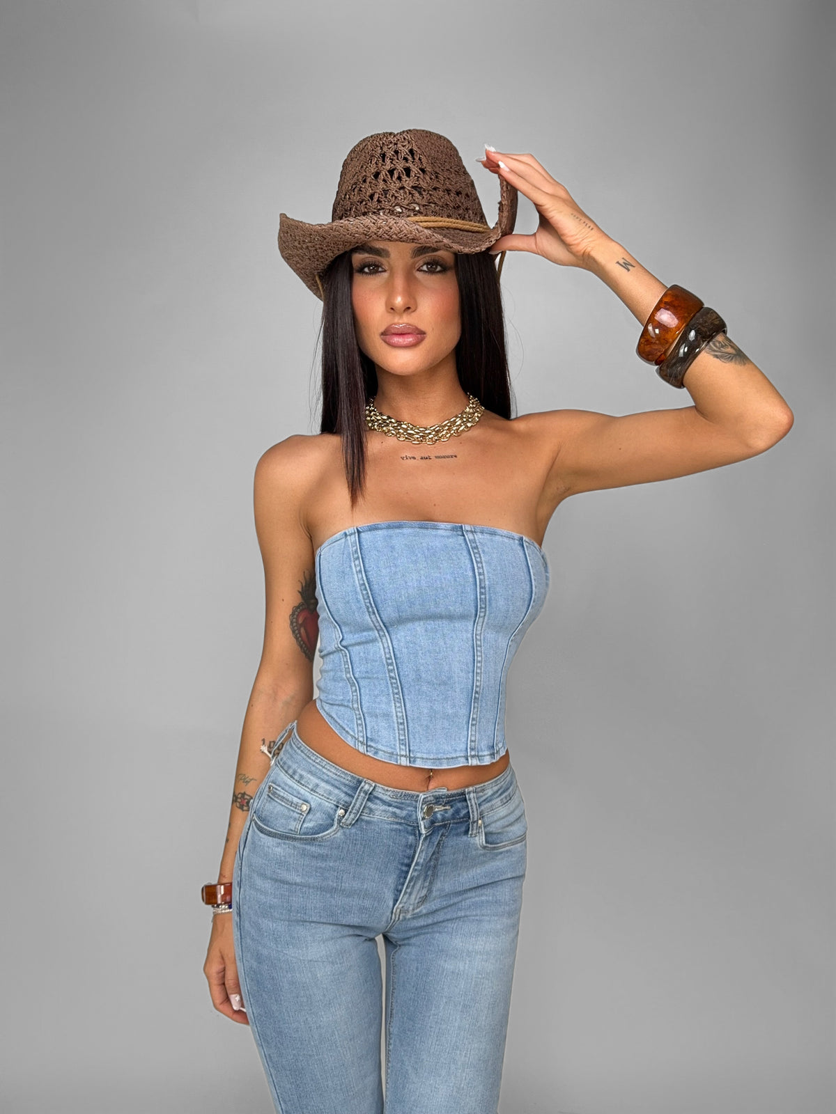 Top Fitted Denim