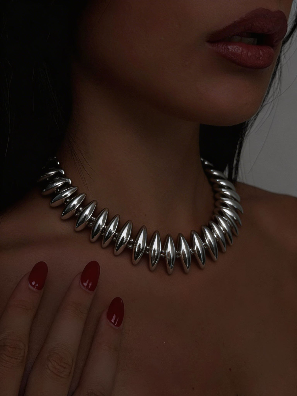 Collana Twisted-Silver