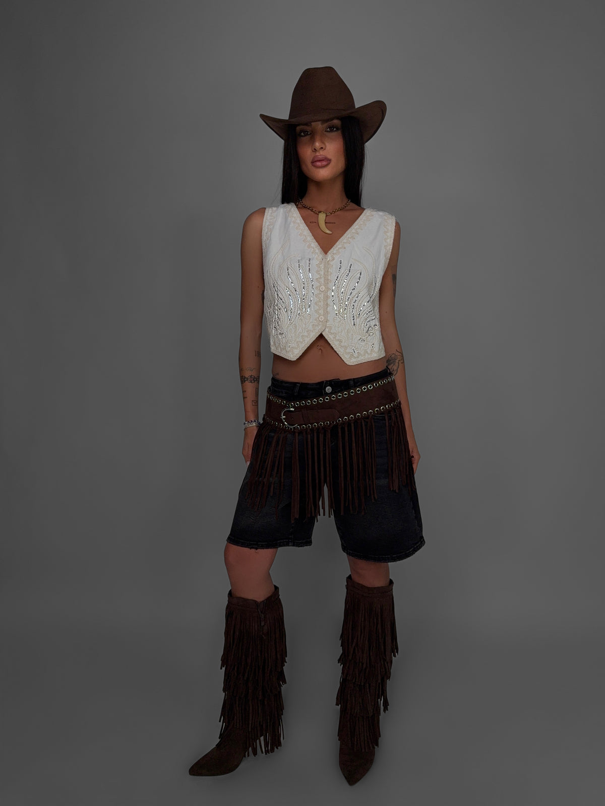 Total Look Sequin White