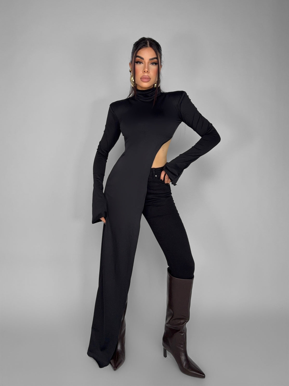 Total Look Black Skinny