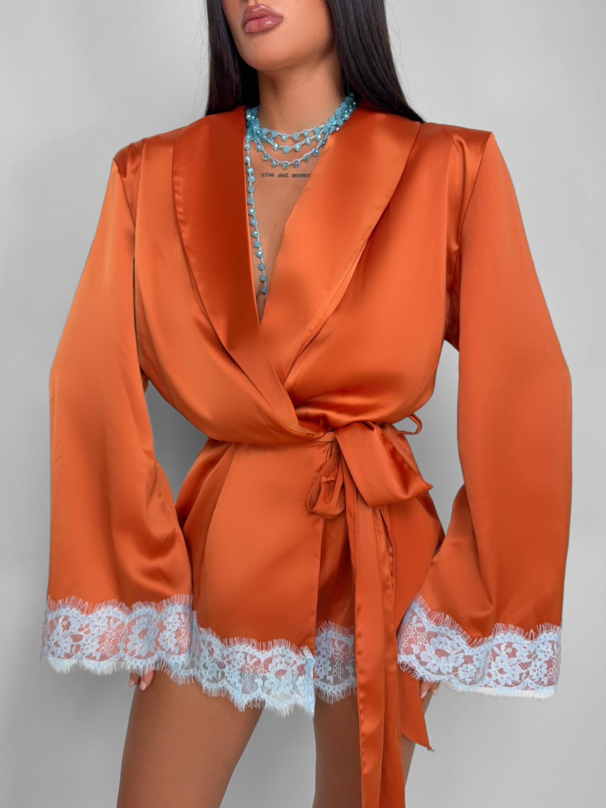 Abito Lace Divine-Orange