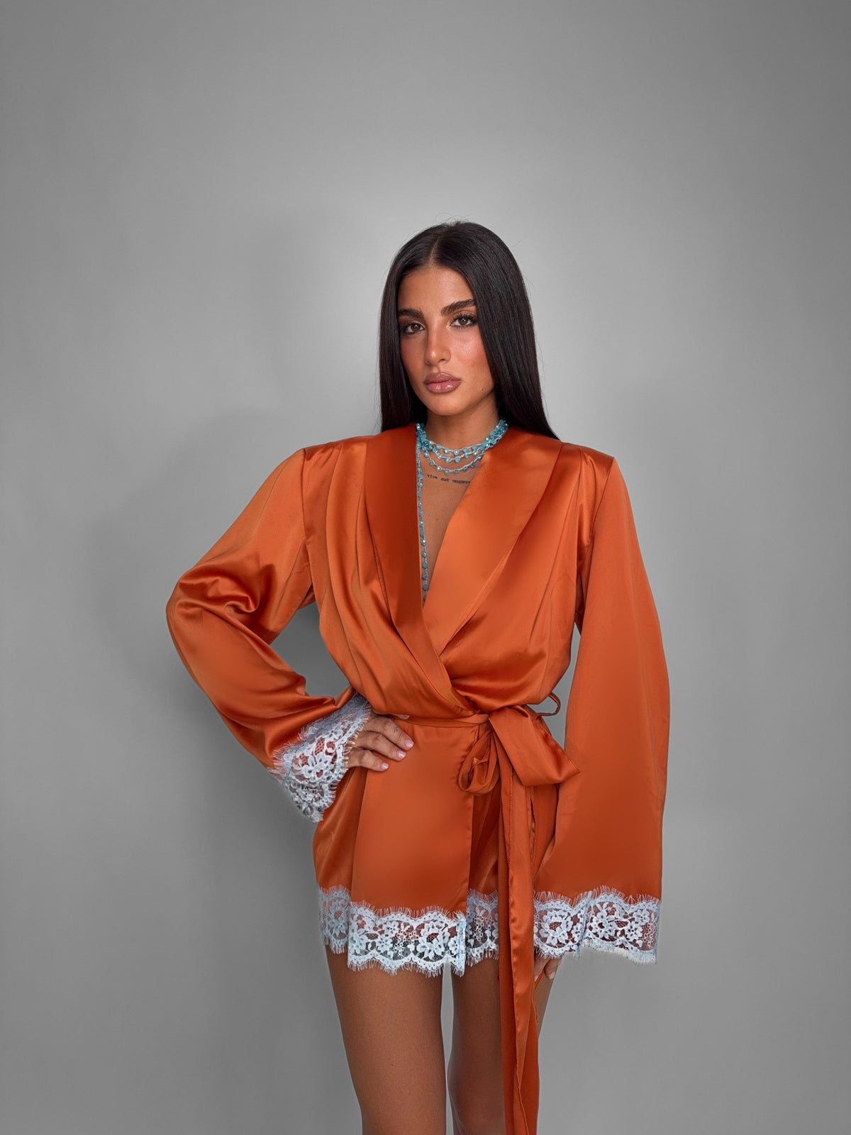 Abito Lace Divine-Orange