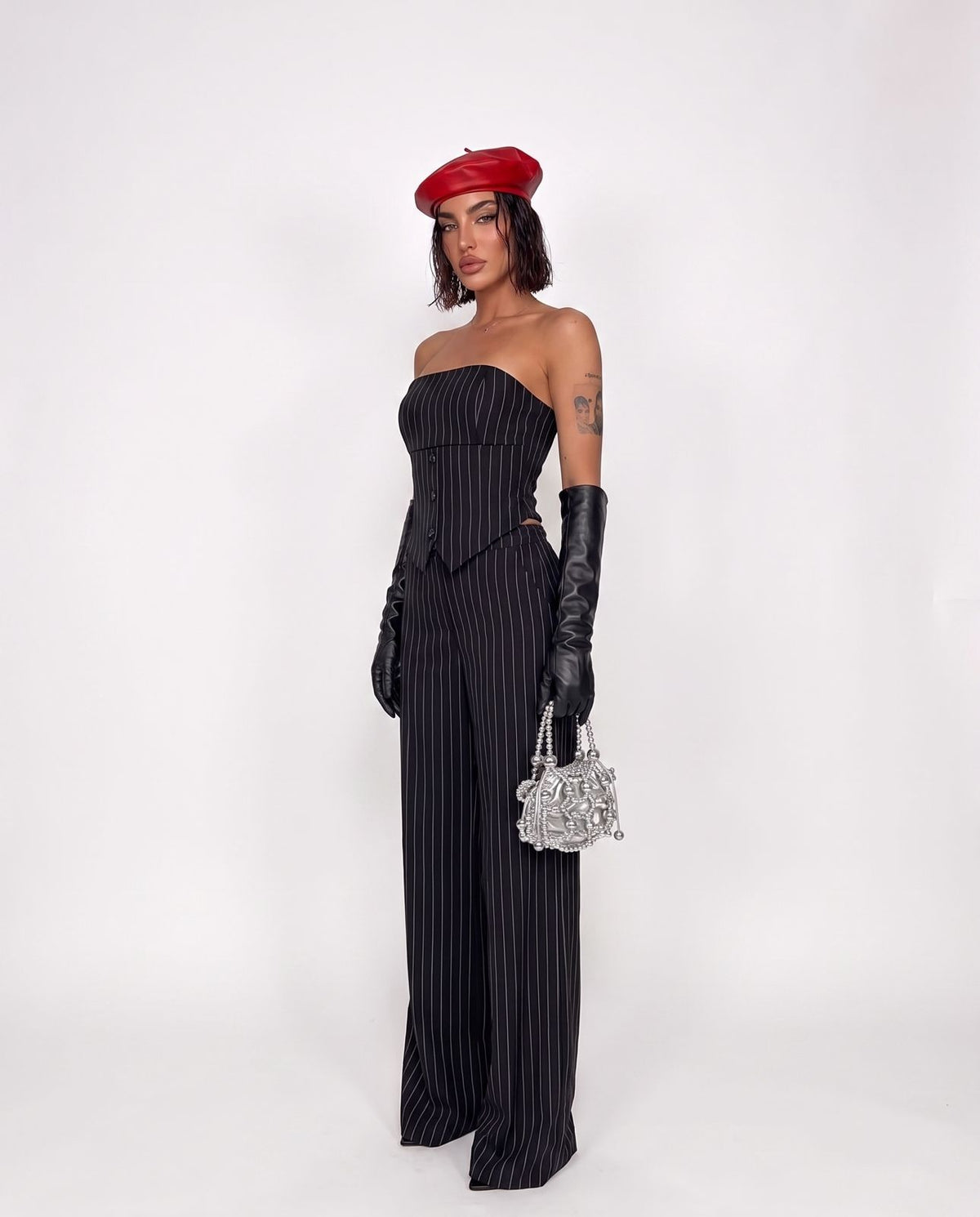 Co-ord Set Pinstriped