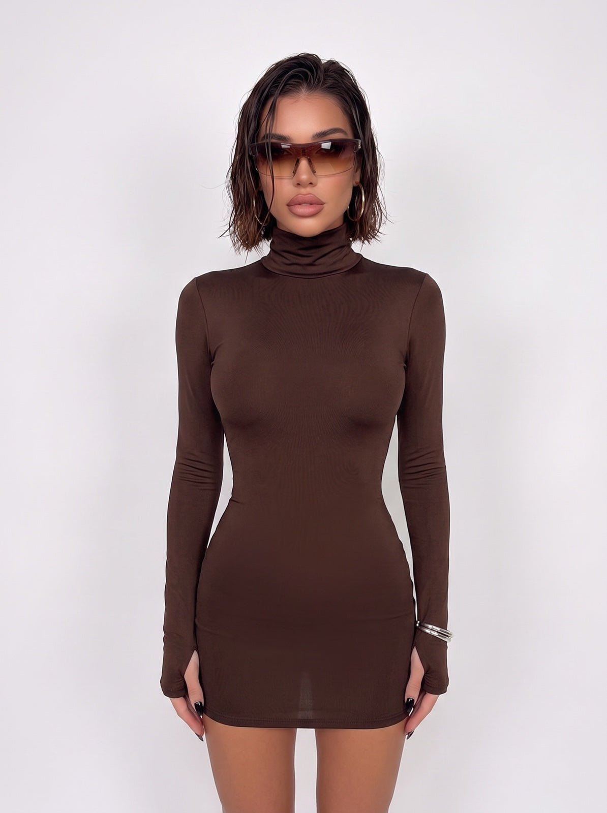Abito Basic Not Basic - Brown