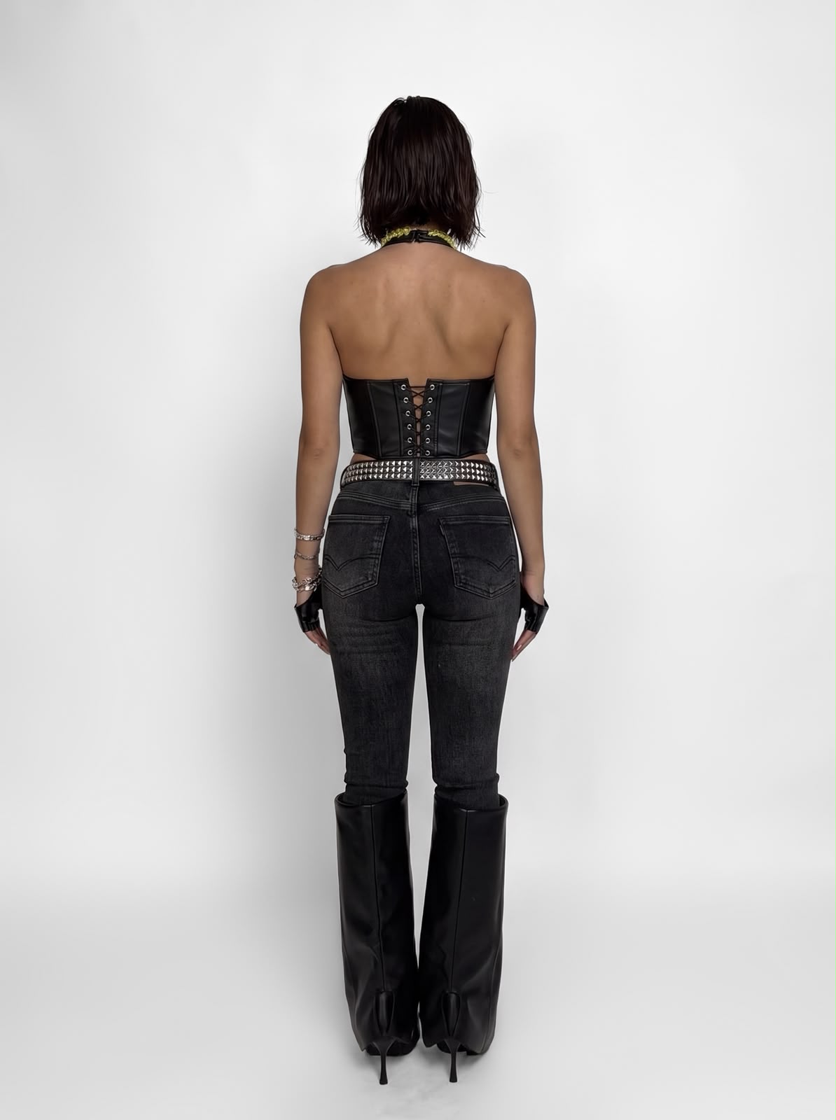 Jeans Miracle Push Up -5KG - Dark Grey
