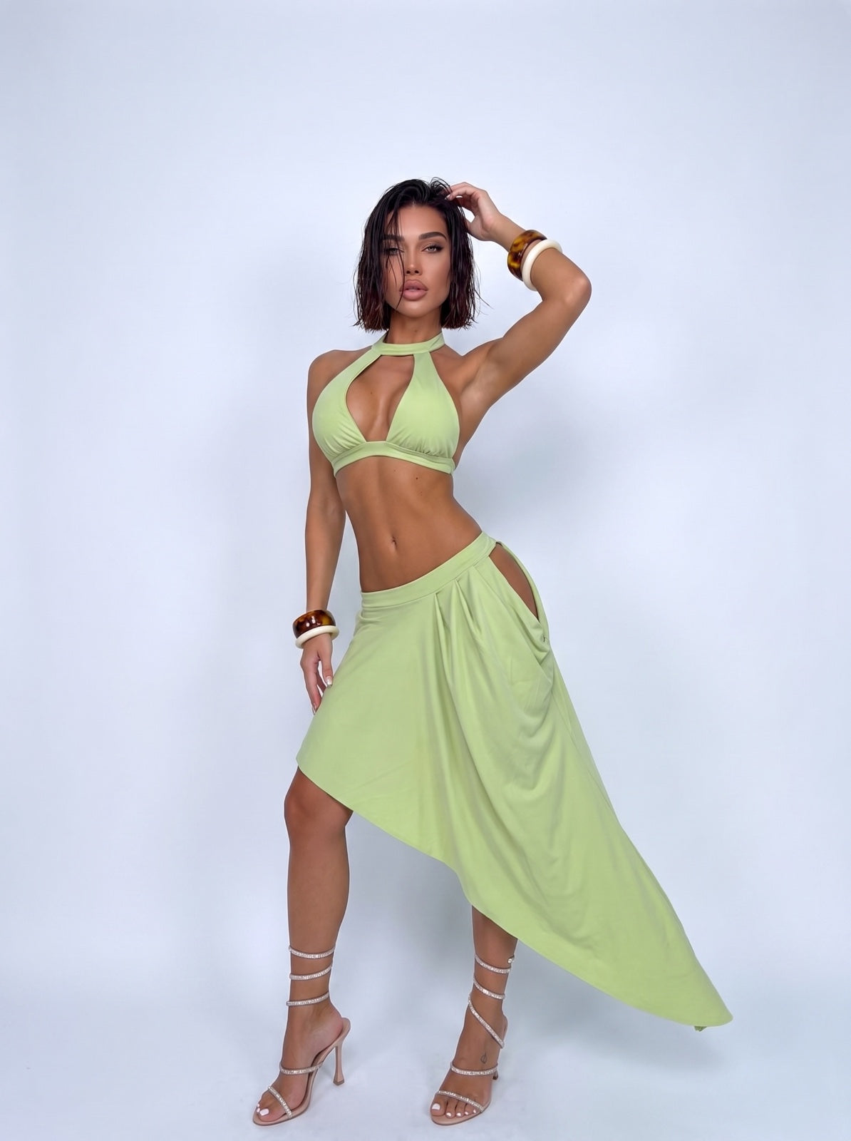Co-ord Set Mediterranean-Green
