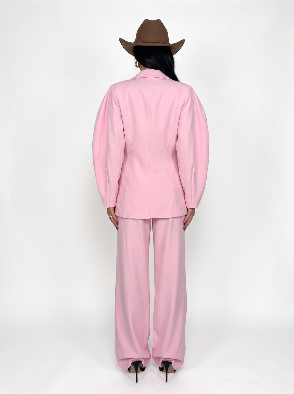 Co-ord Set Double Breasted-Pink