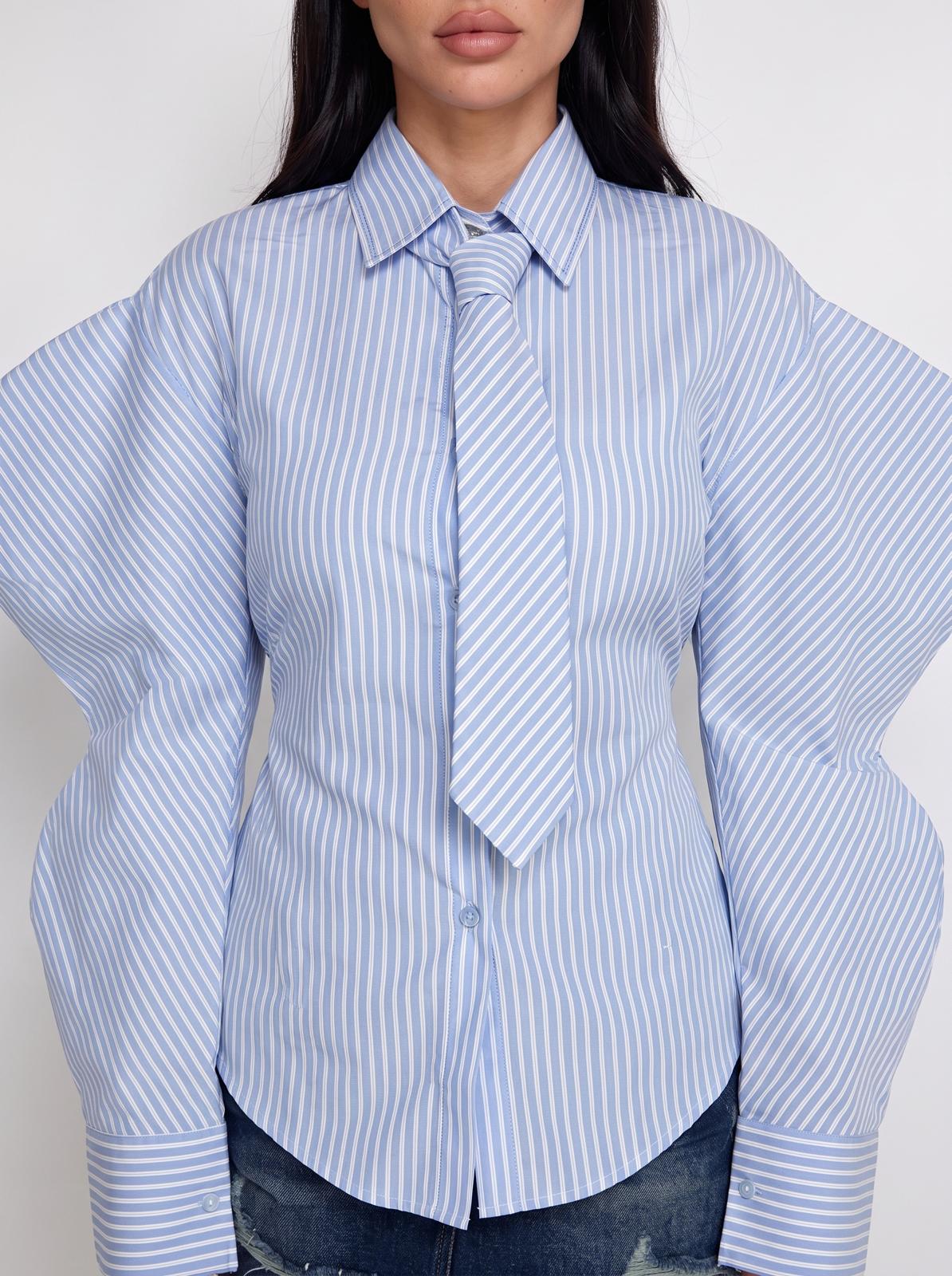 Tie-Up Shirt - Light Blue