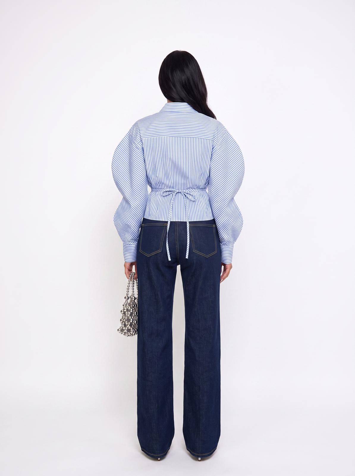 Tie-Up Shirt - Light Blue