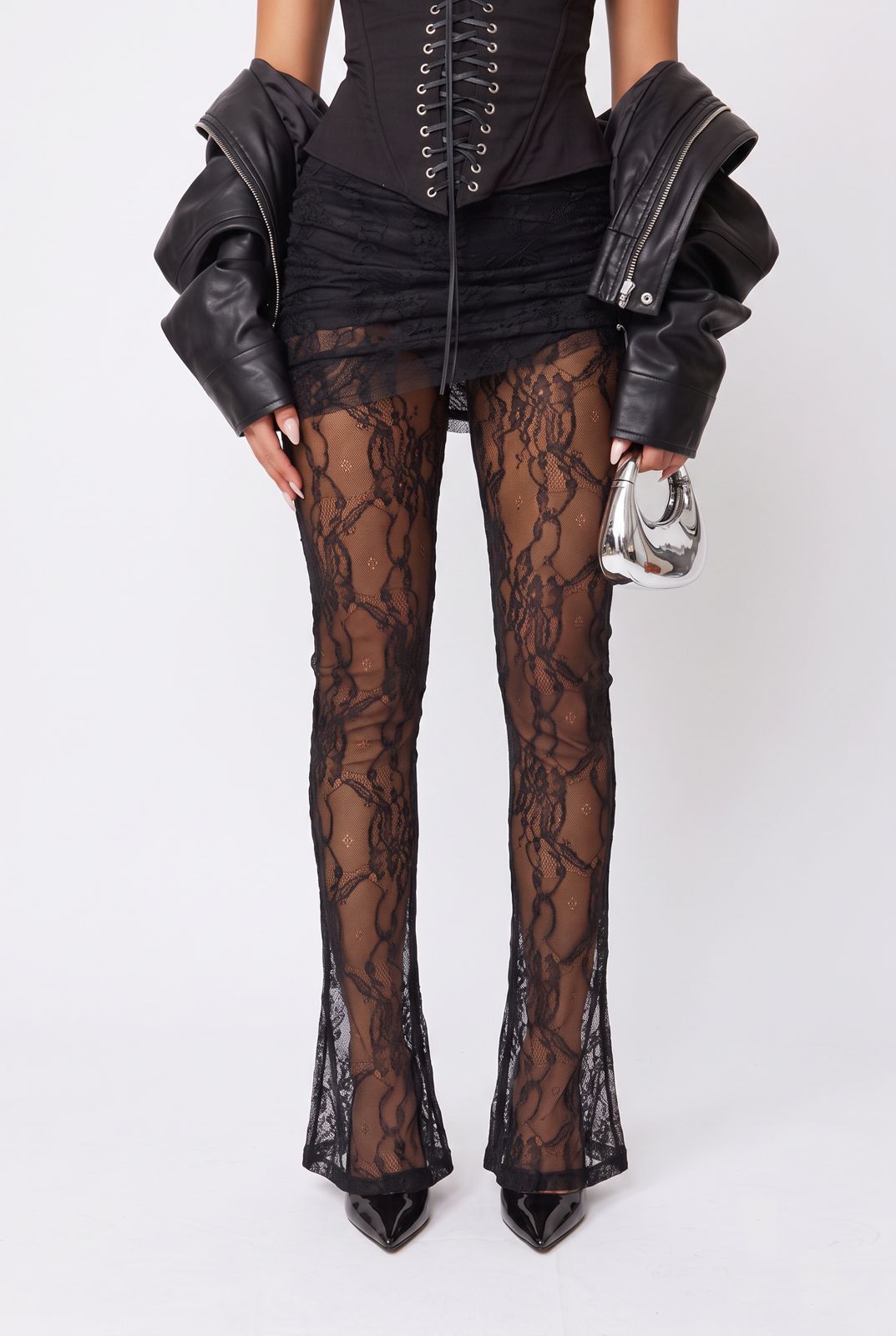 Lace Fit Trousers