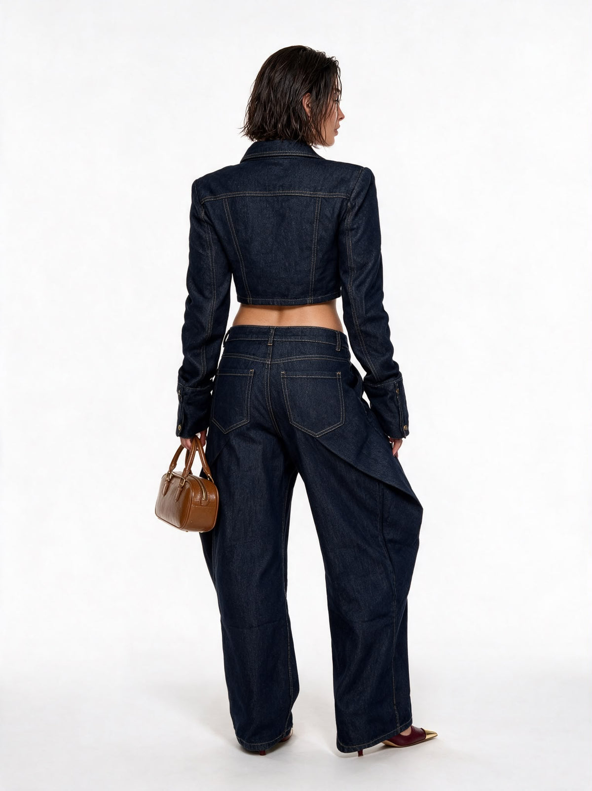 Giacca Denim Crown-Blue