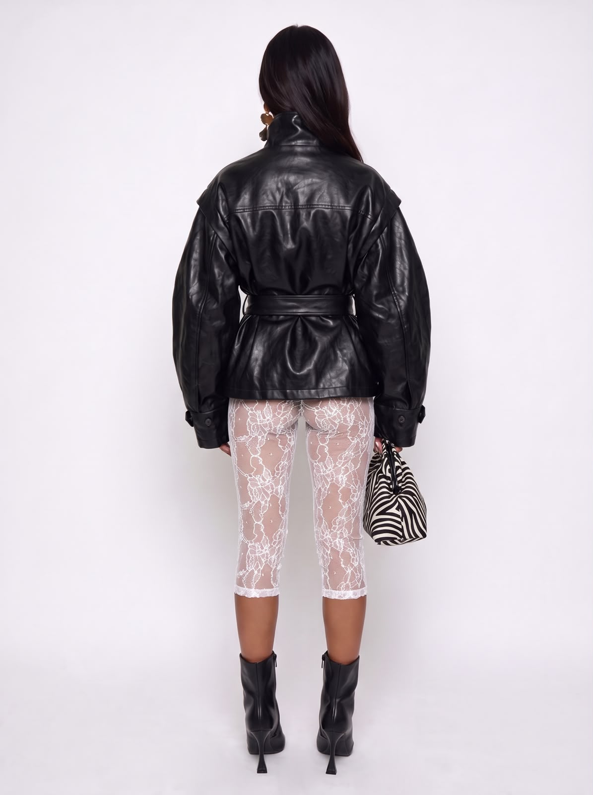 Capri Pants Skin Affair-White