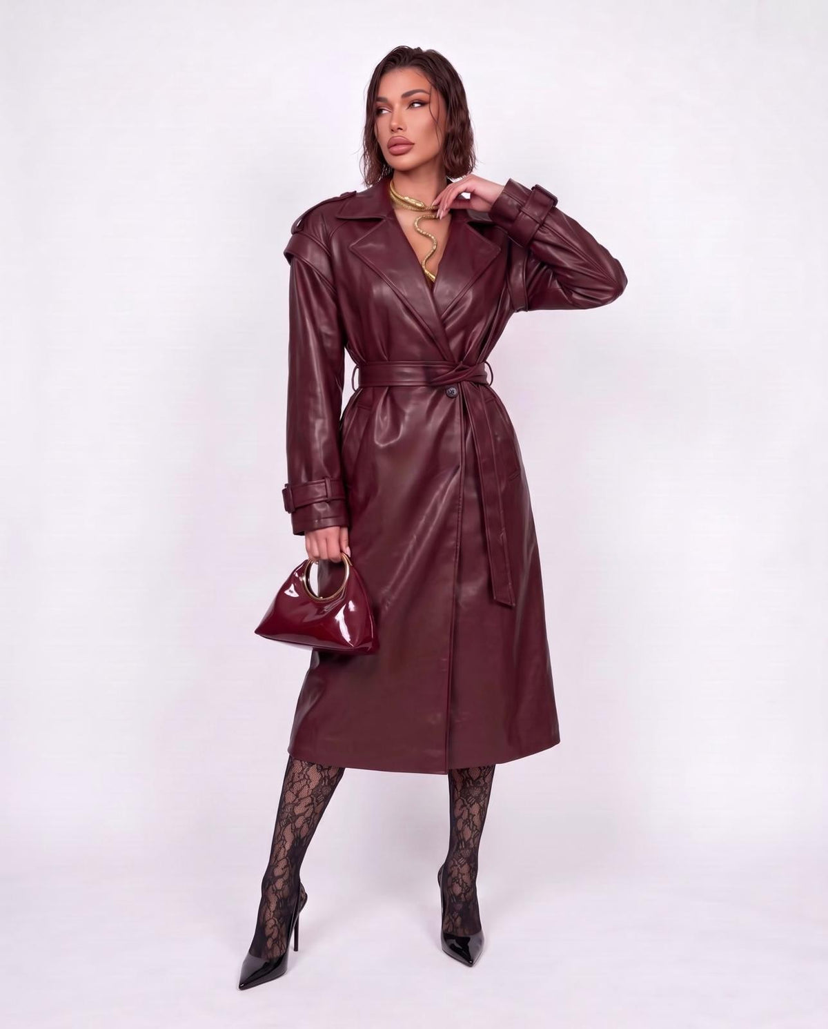 Trench-Cherry Red