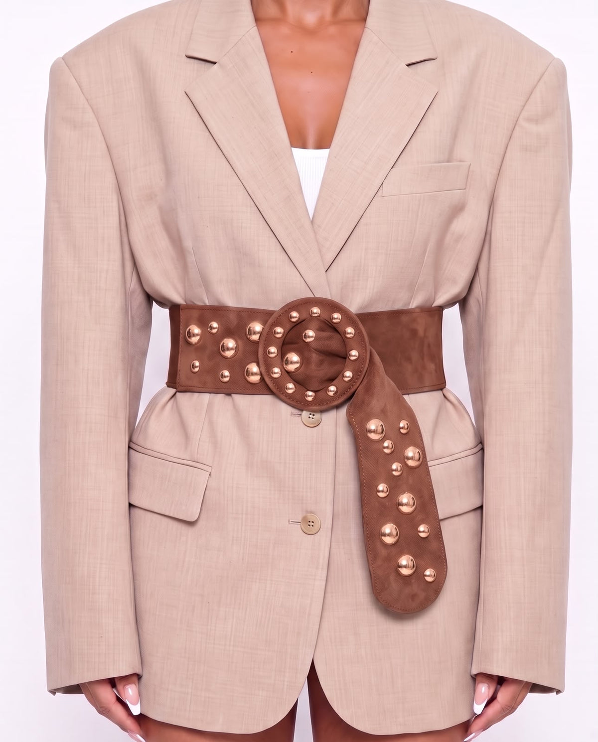 Cintura Dusty Gold-Brown