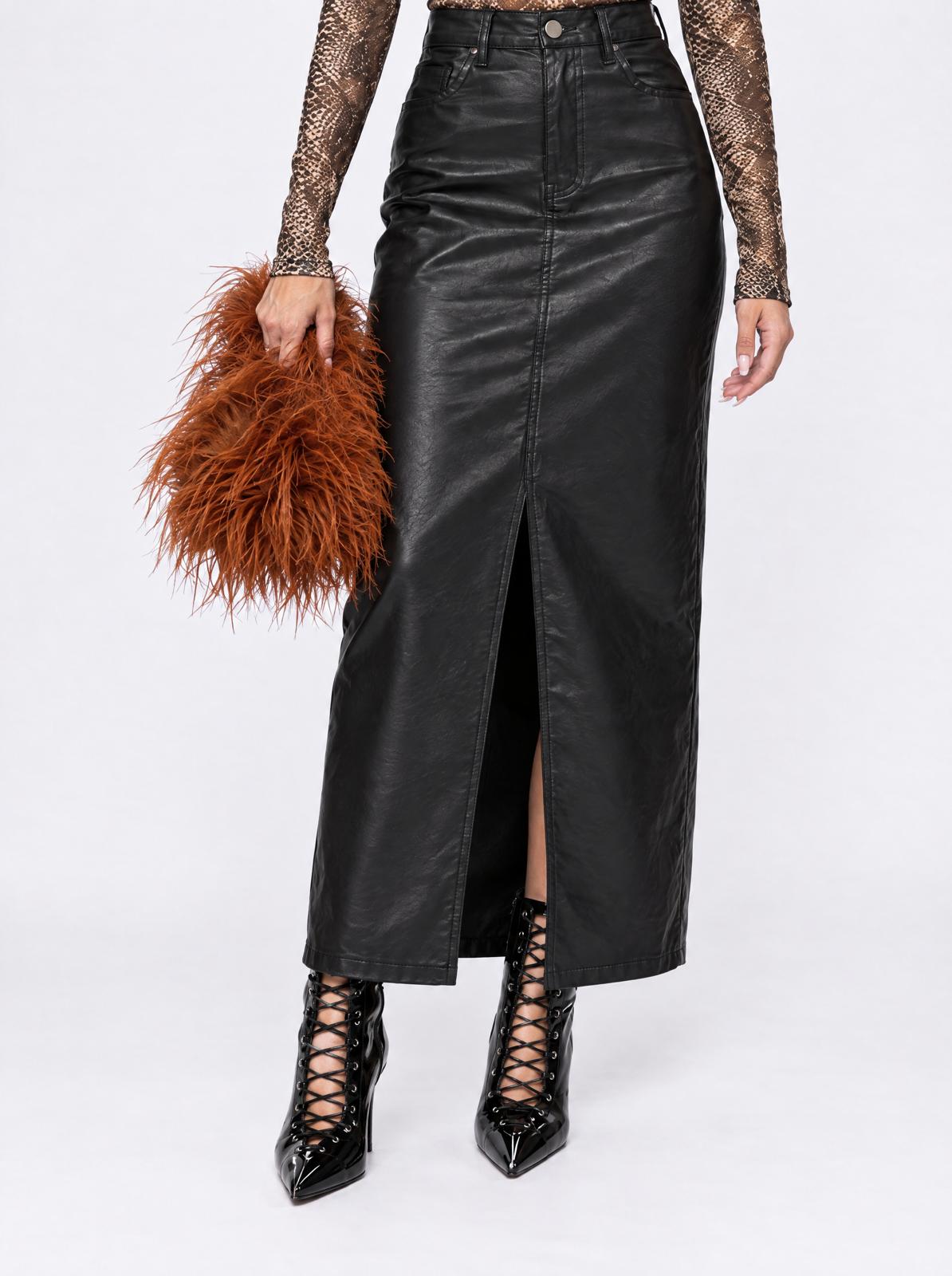 Gonna Midi Leather