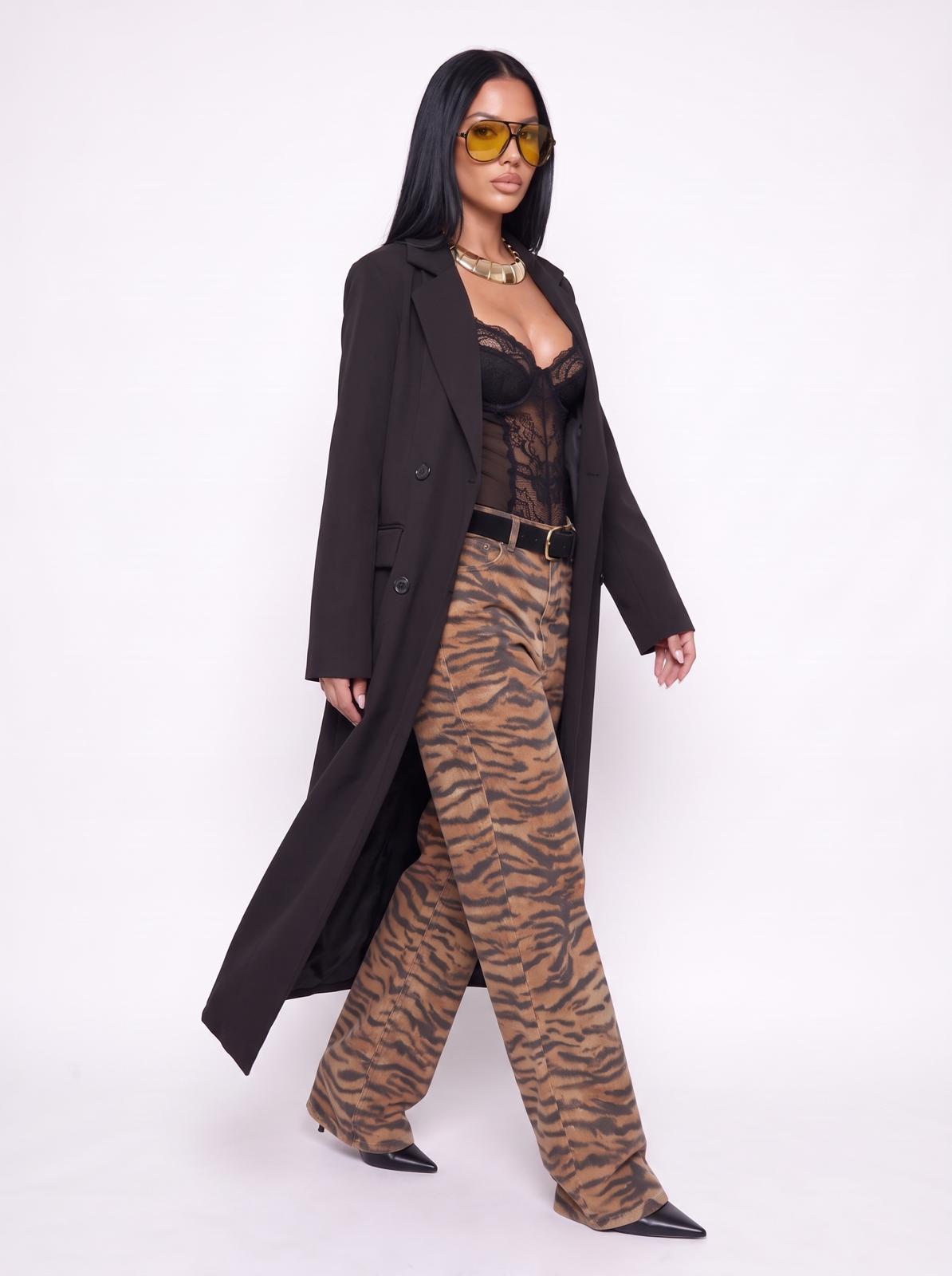 Blazer Long Shape-Black