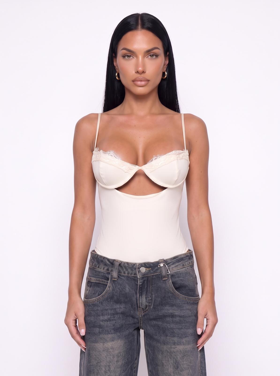 Body Fine Lace-Beige