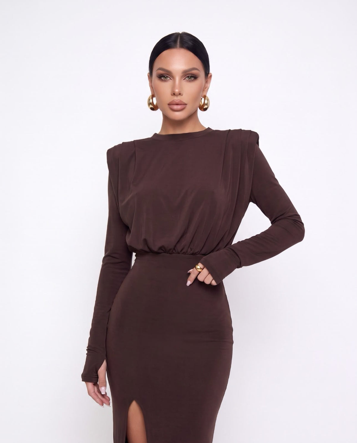 Vestido Chloe-Brown
