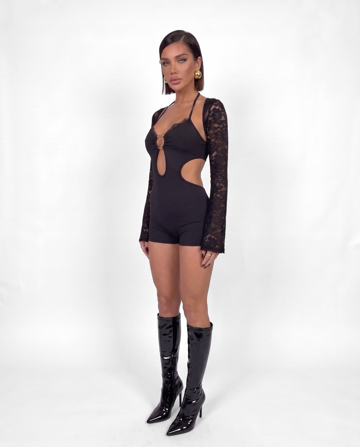 Abito Lace Overlay
